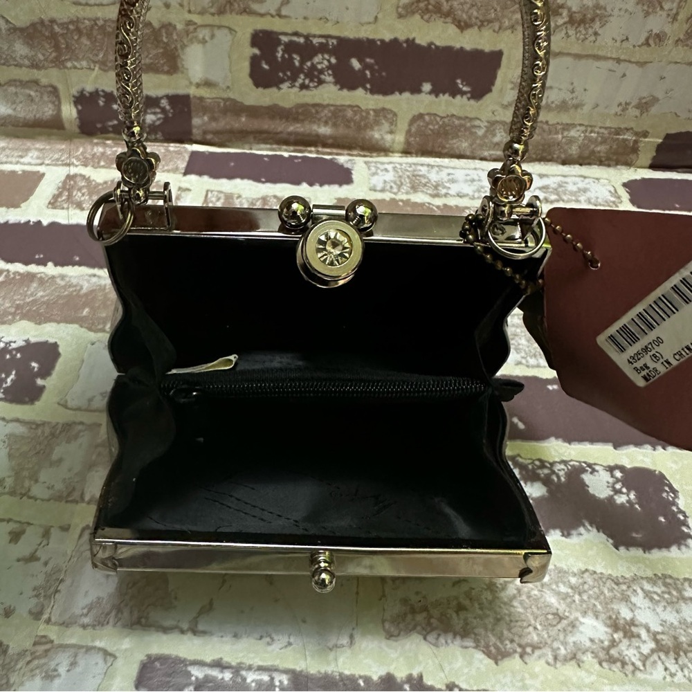 Classical Style Yellow and Silver Clutch Metal mini Bag - Picture 7 of 14